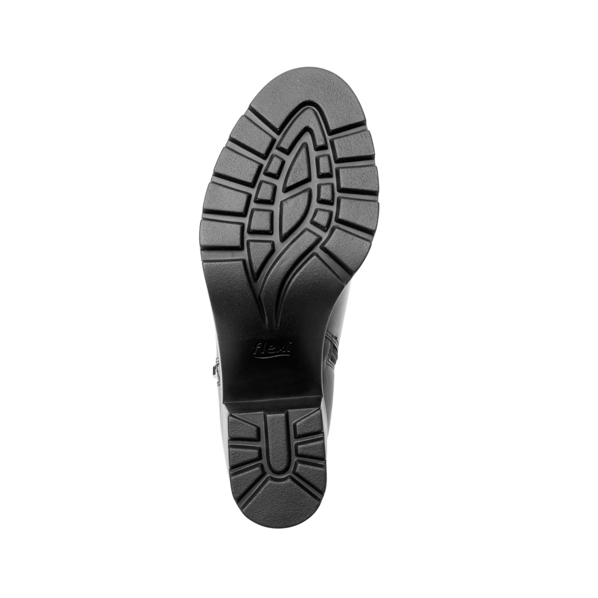 Botín De Tacón Flexi para Mujer Estilo 102317 Negro