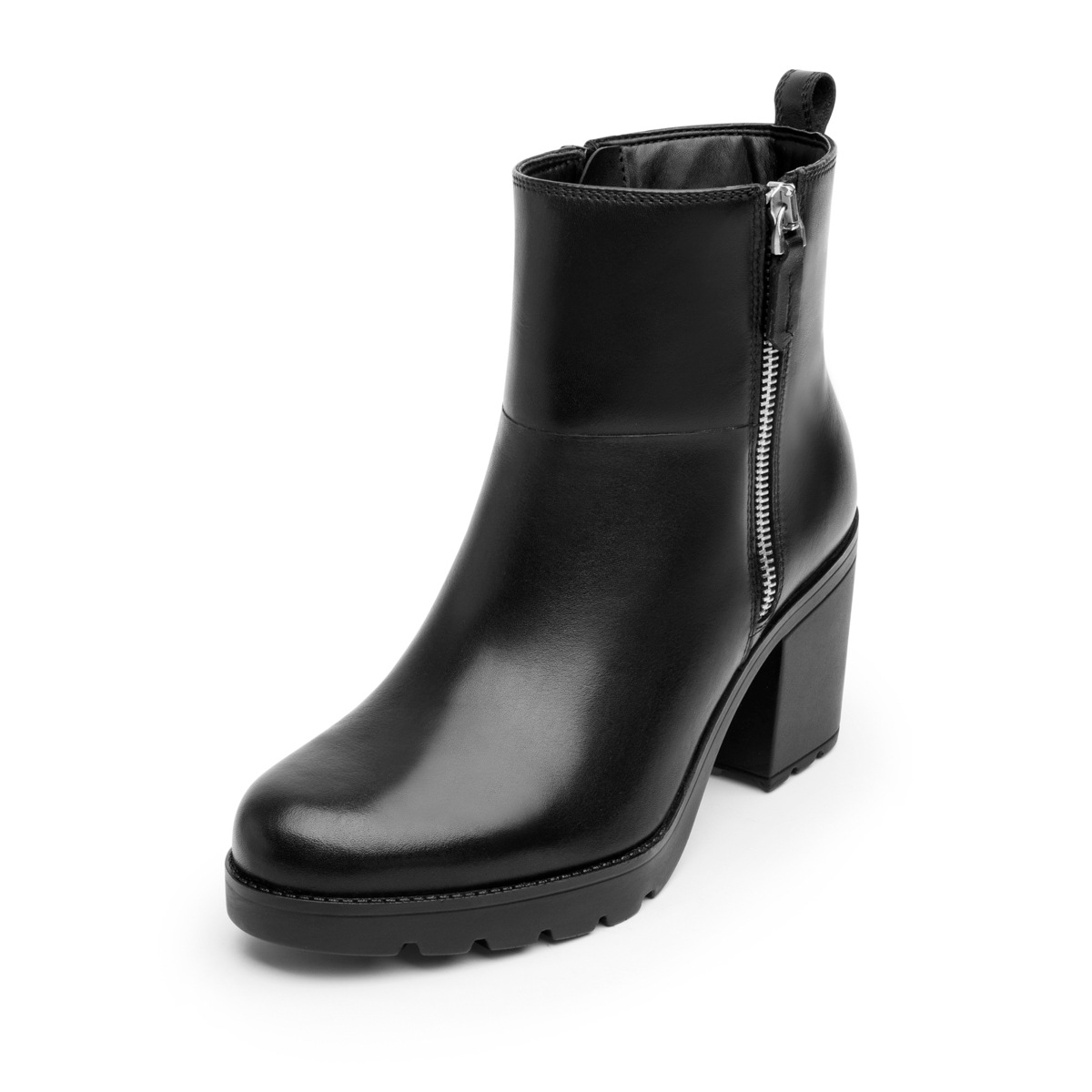 Botín De Tacón Flexi para Mujer Estilo 102317 Negro