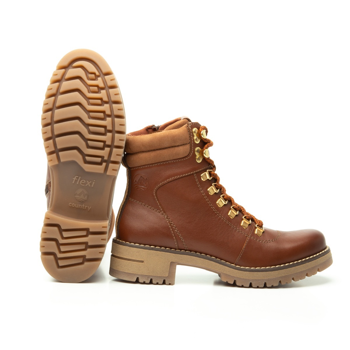 Botín Outdoor Flexi Country Flexi Country Para Mujer - Estilo 102408 Tan