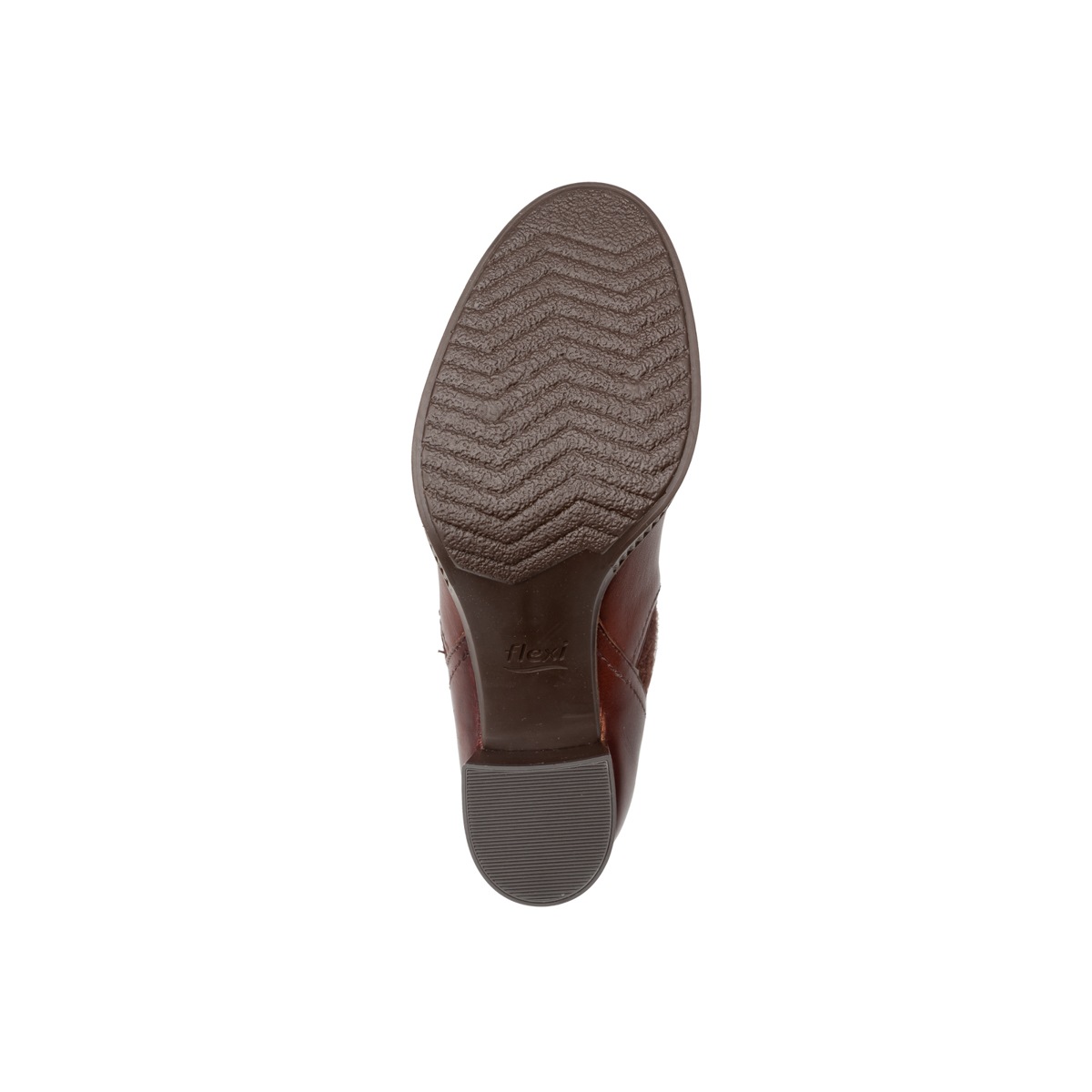 Botín Urbano Flexi Con Tubo De Punto Para Mujer - Estilo 102507 Café