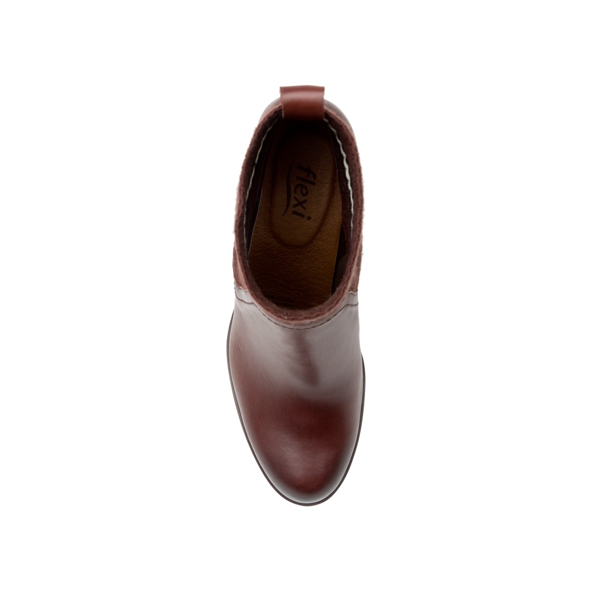 Botín Urbano Flexi Con Tubo De Punto Para Mujer - Estilo 102507 Café