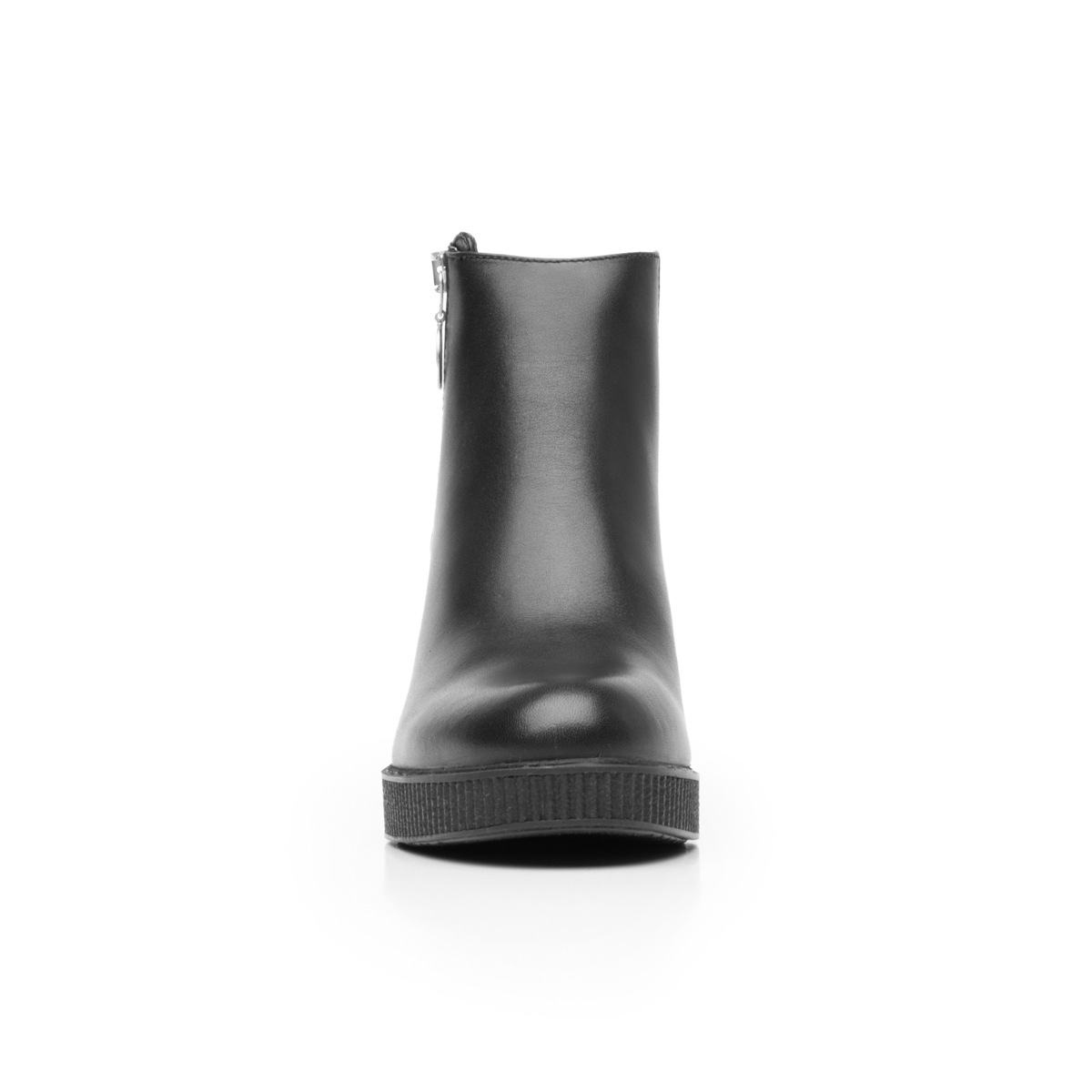 Botín De Tacón Flexi para Mujer con Cierre Lateral Estilo 102511 Negro