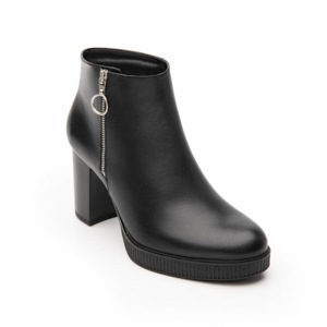 Botín De Tacón Flexi para Mujer con Cierre Lateral Estilo 102511 Negro Botín De Tacón Flexi para Mujer con Cierre Lateral Estilo 102511 Negro