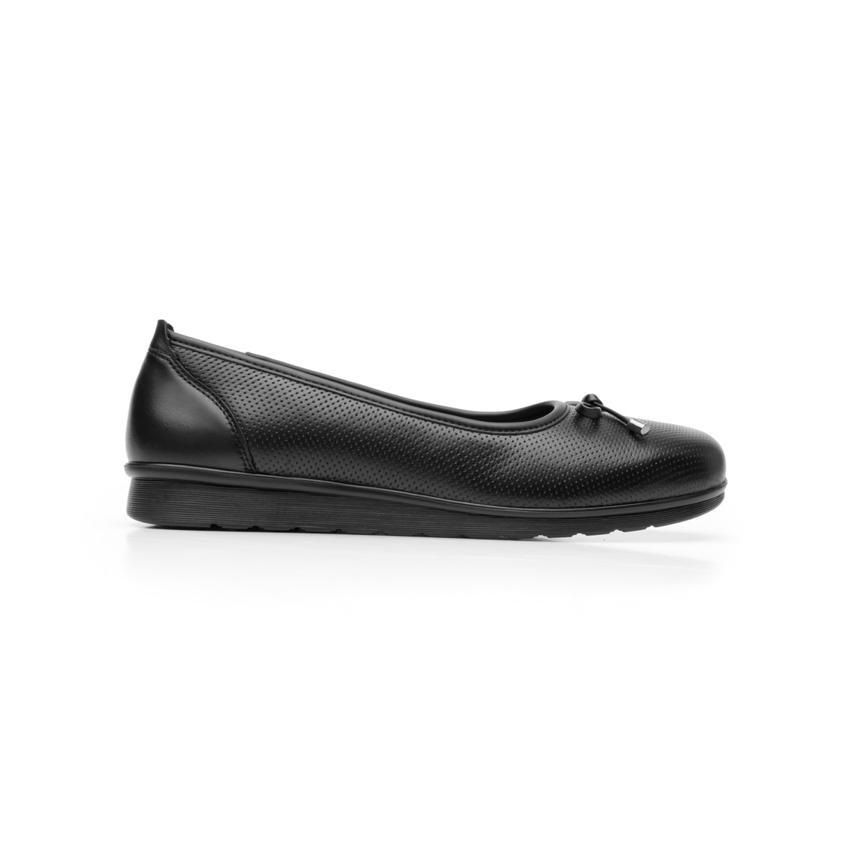 Flat Casual Flexi Con Suela Extra Ligera Flowtek Para Mujer - Estilo 102801 Negro