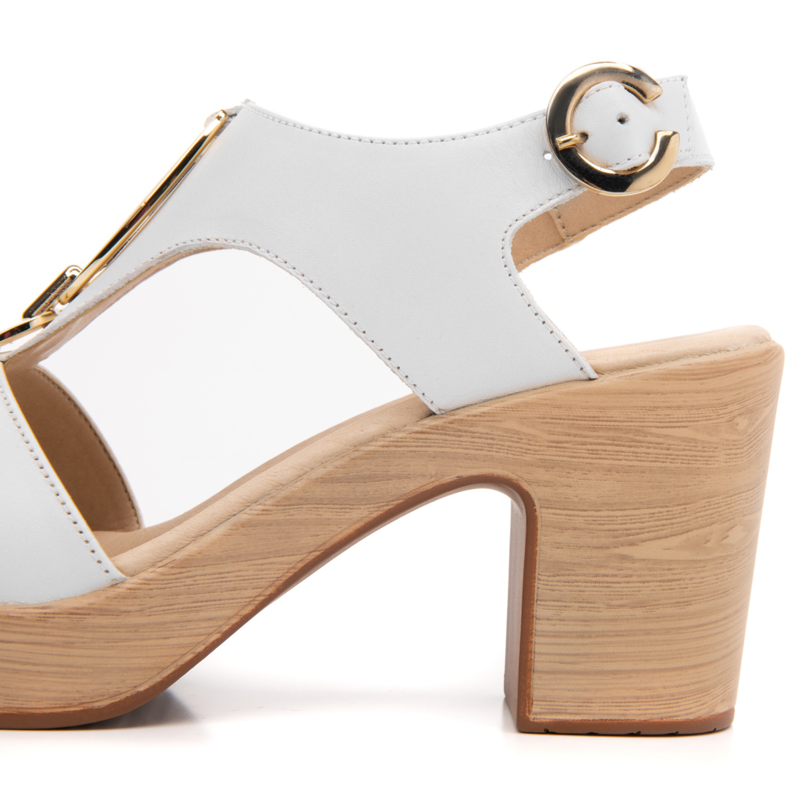 Sandalia Casual Flexi Con Herraje Esmaltado - Flexi Para Mujer - Estilo 102901 Blanco