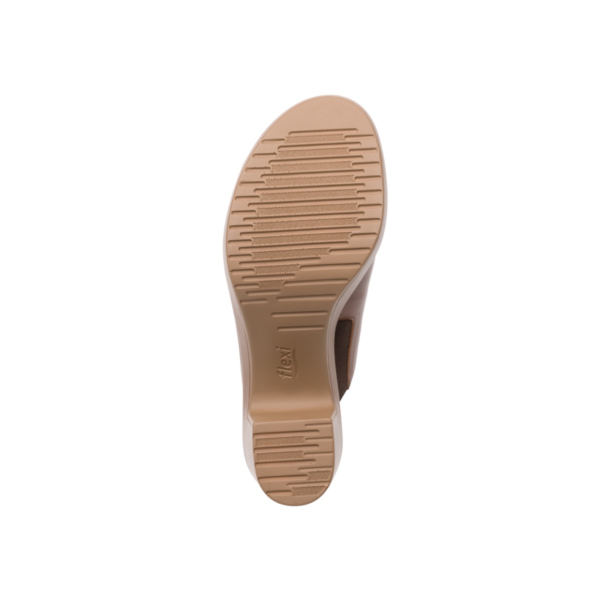 Sandalia Casual Flexi De Tipo Sueco Para Mujer - Estilo 102902 Café