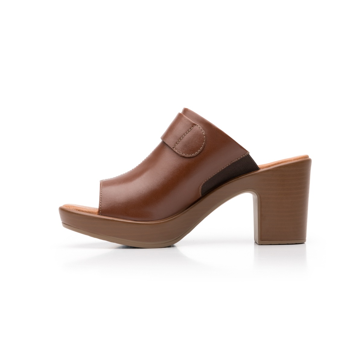 Sandalia Casual Flexi De Tipo Sueco Para Mujer - Estilo 102902 Café