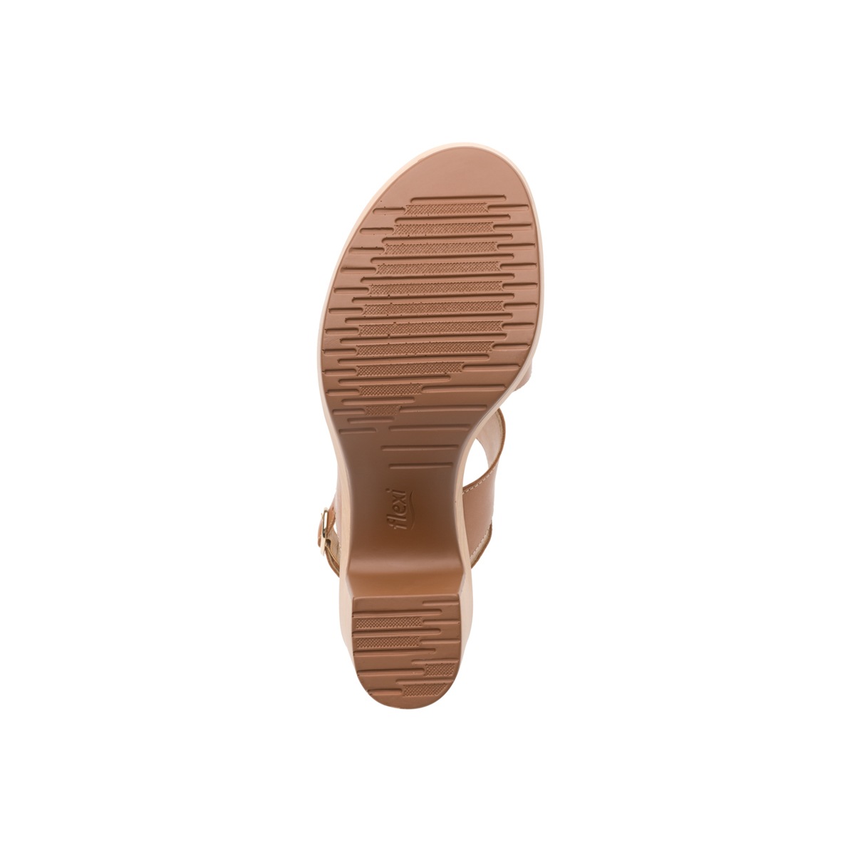 Sandalia Casual Flexi Con Cierre Frontal Para Mujer - Estilo 102903 Sand