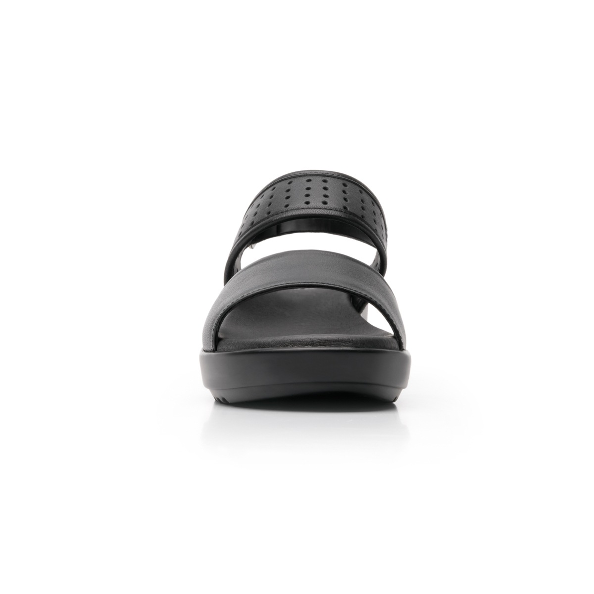 Sandalia Casual Flexi Con Perforado Láser Para Mujer - Estilo 103002 Negro