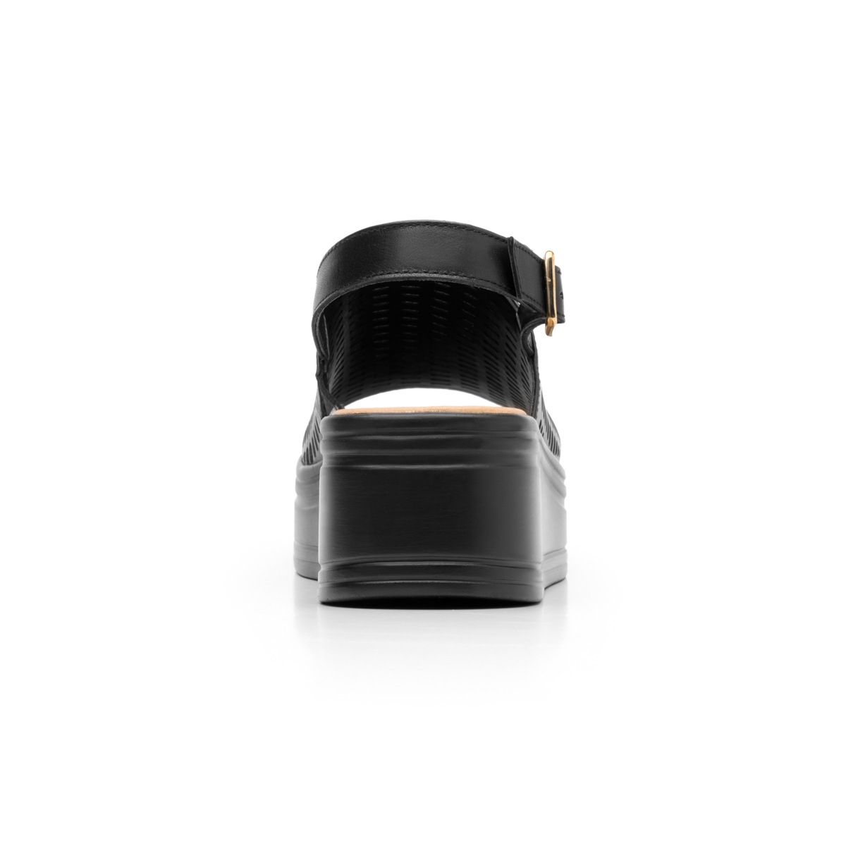 Sandalia Urbana Flexi Con Perforado Láser Para Mujer - Estilo 103302 Negro