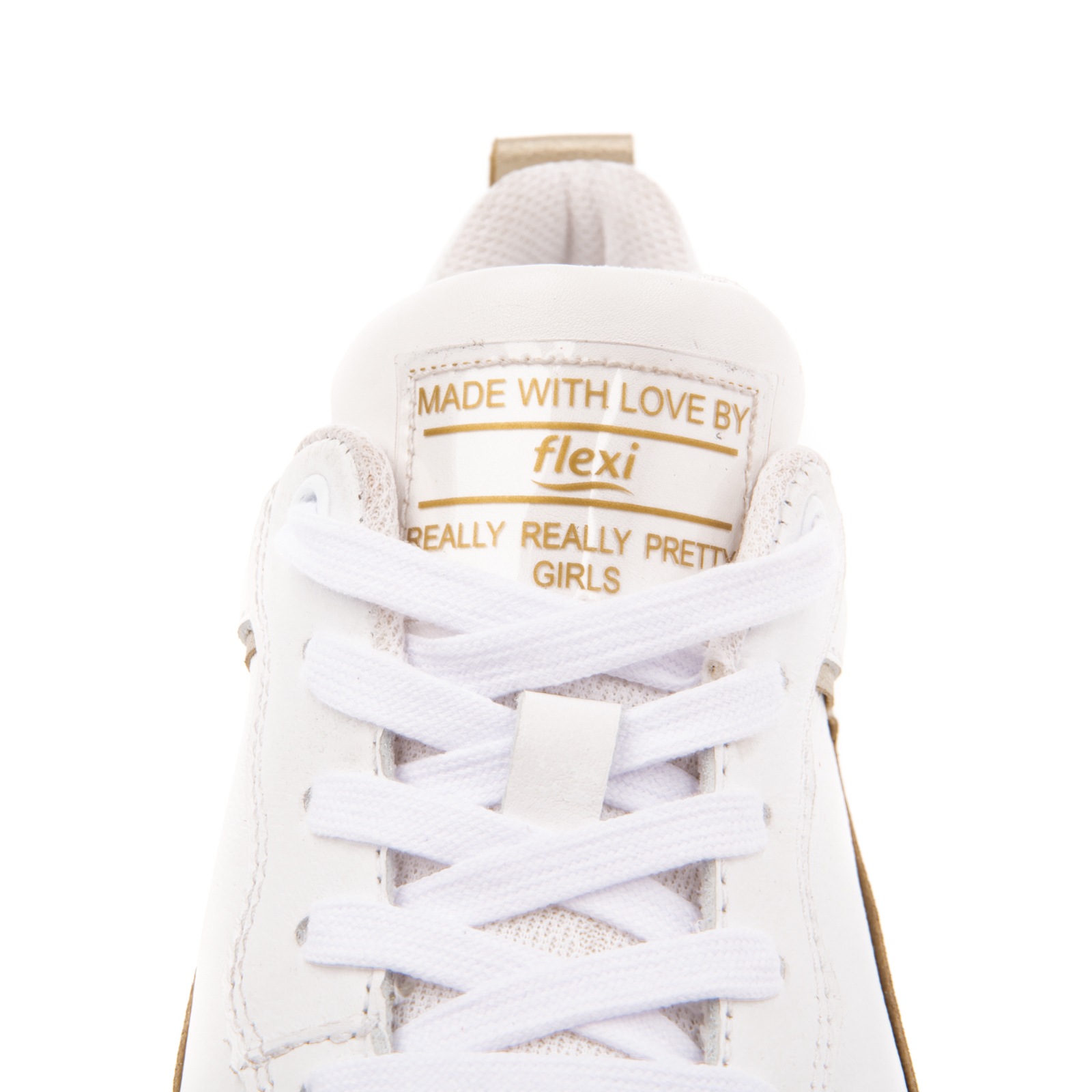 Sneaker Casual Sport Flexi Con Suela Extra Ligera Flowtek Para Mujer - Estilo 103401 Blanco