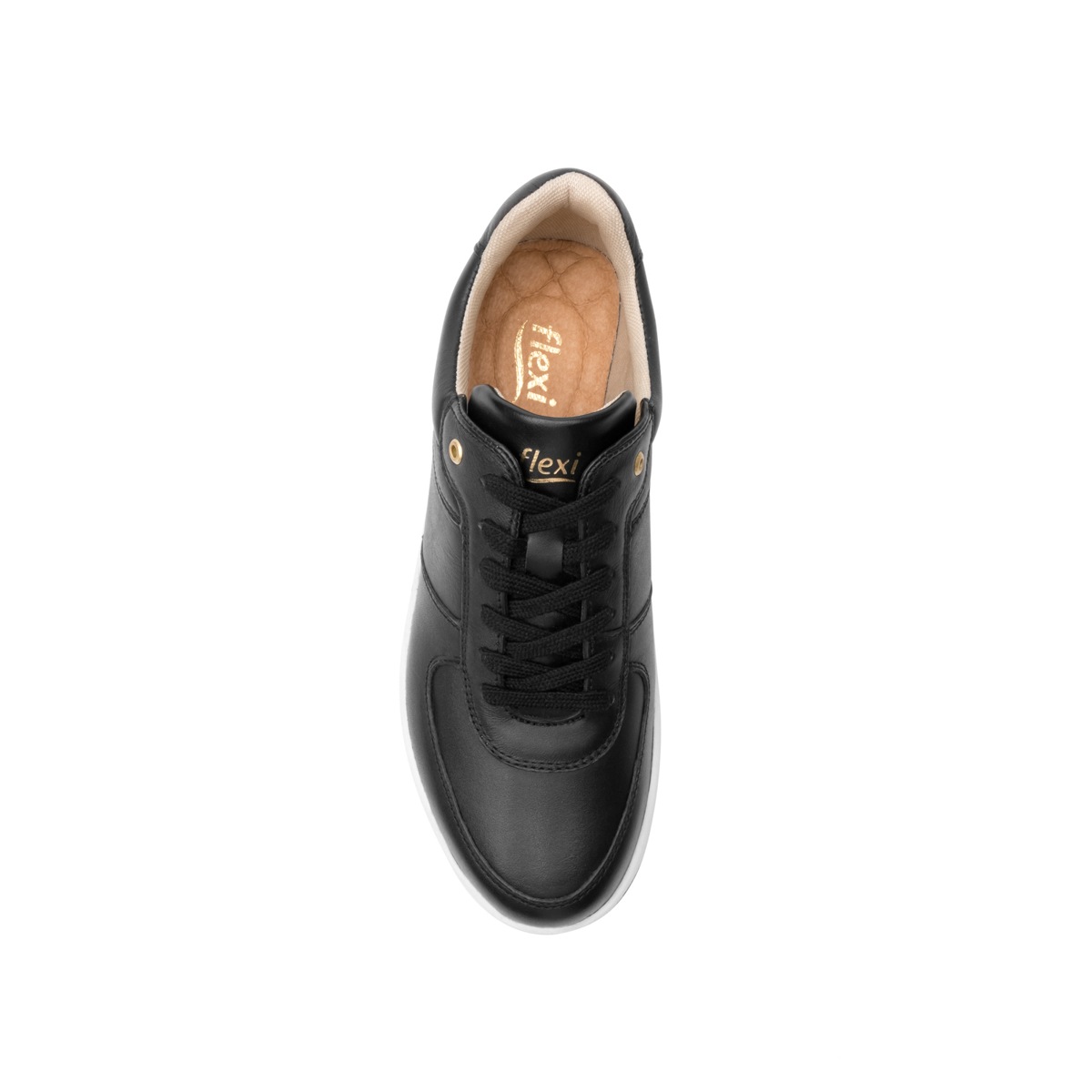Sneaker Urbano Flexi Con Plantilla Comfort Pad Para Mujer - Estilo 103501 Negro