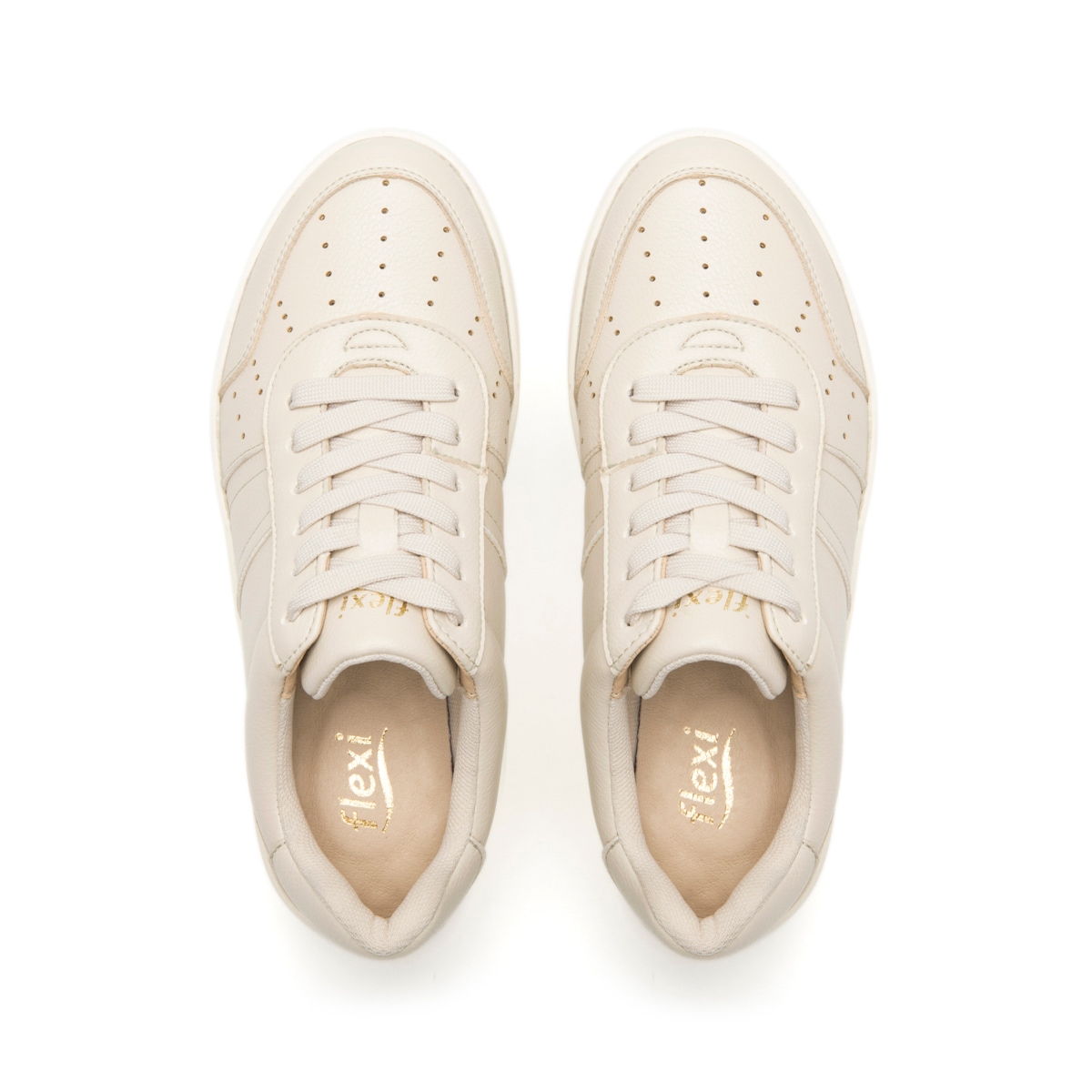 Sneaker Casual Flexi para Mujer Estilo 103504 Beige