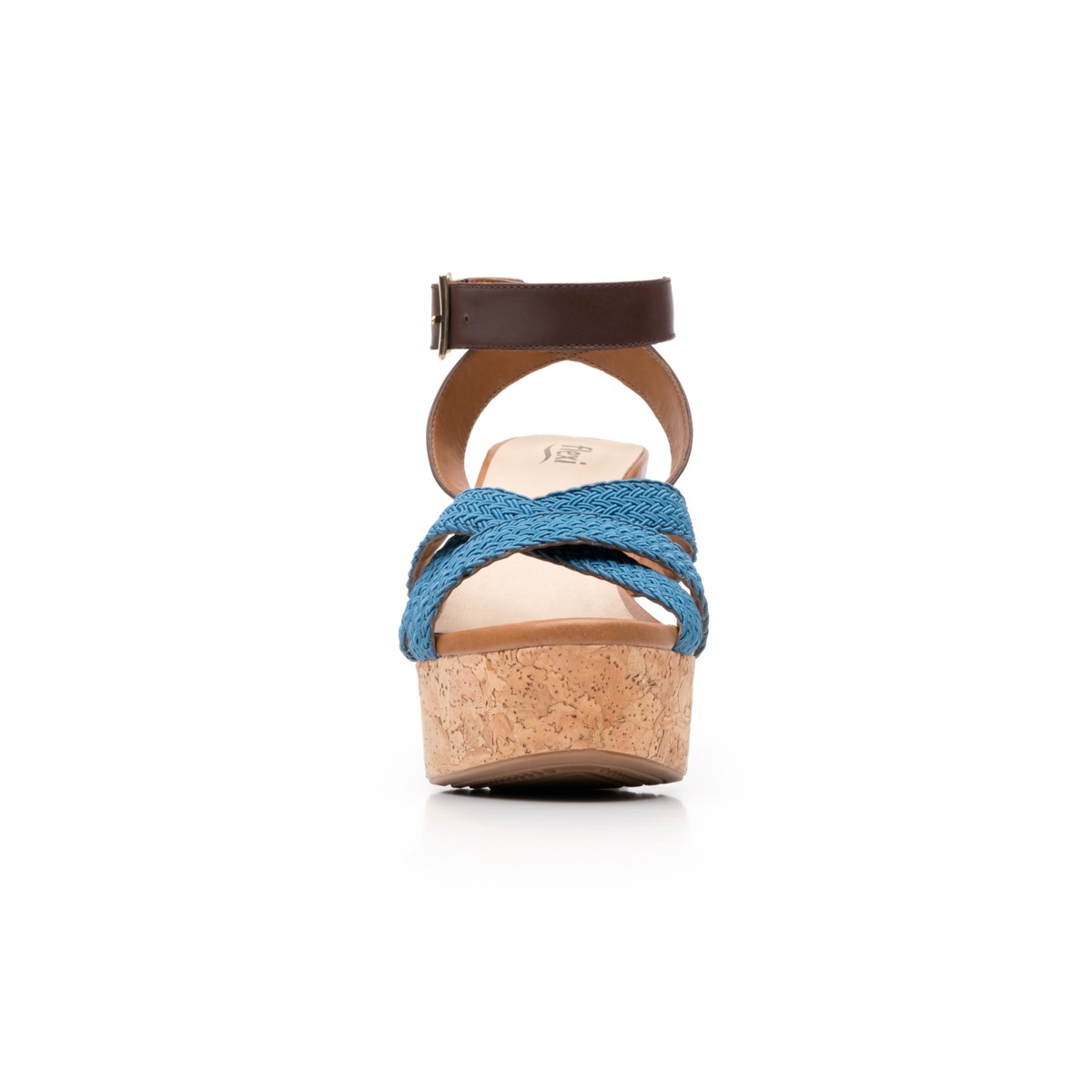 Sandalia Urbana Flexi Con Plataforma Extra Para Mujer - Estilo 103701 Azul
