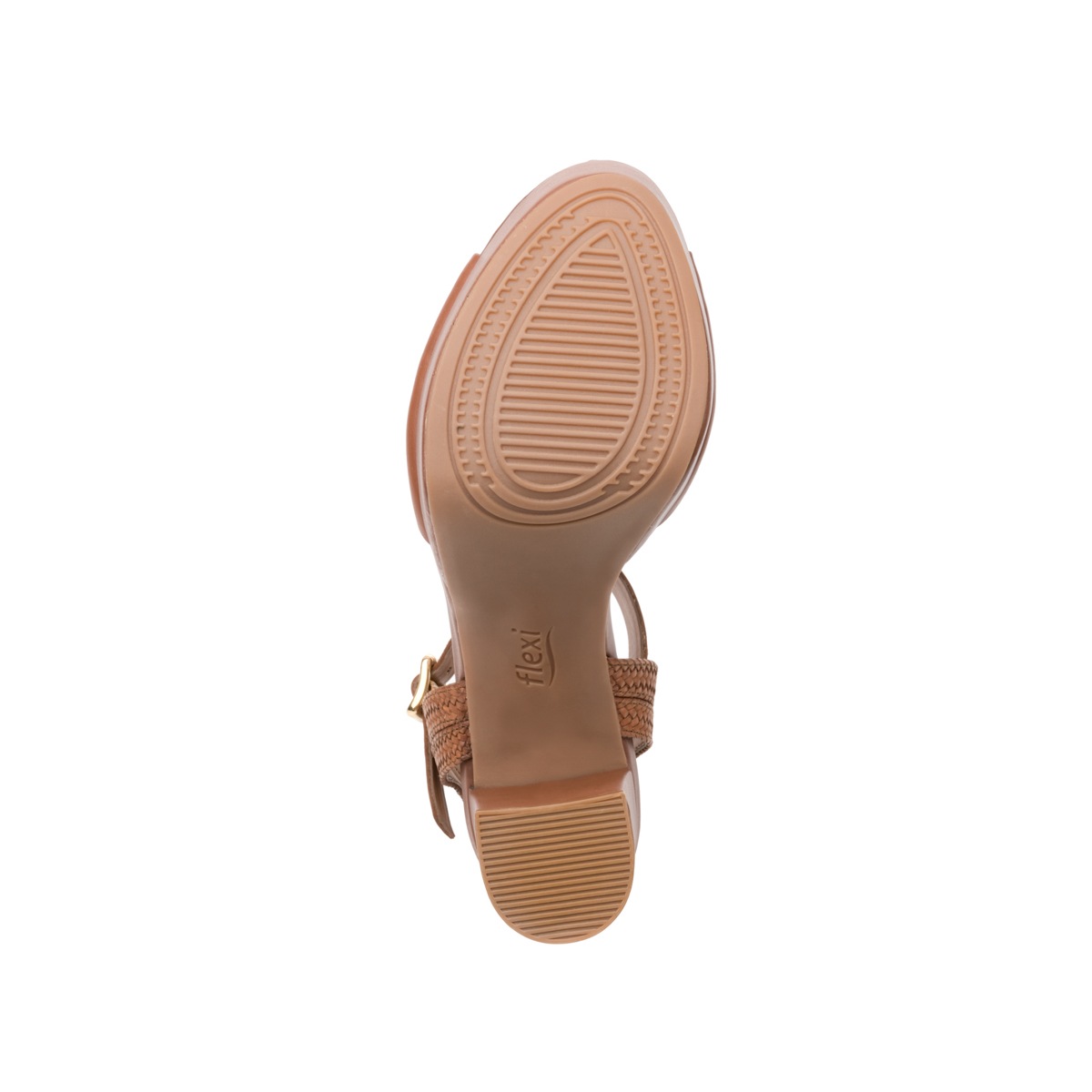 Sandalia Urbana Flexi Con Plataforma Extra Para Mujer - Estilo 103703 Café