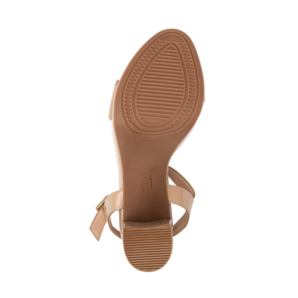Sandalia Con Tacón Flexi para Mujer Estilo 103706 Maquillaje