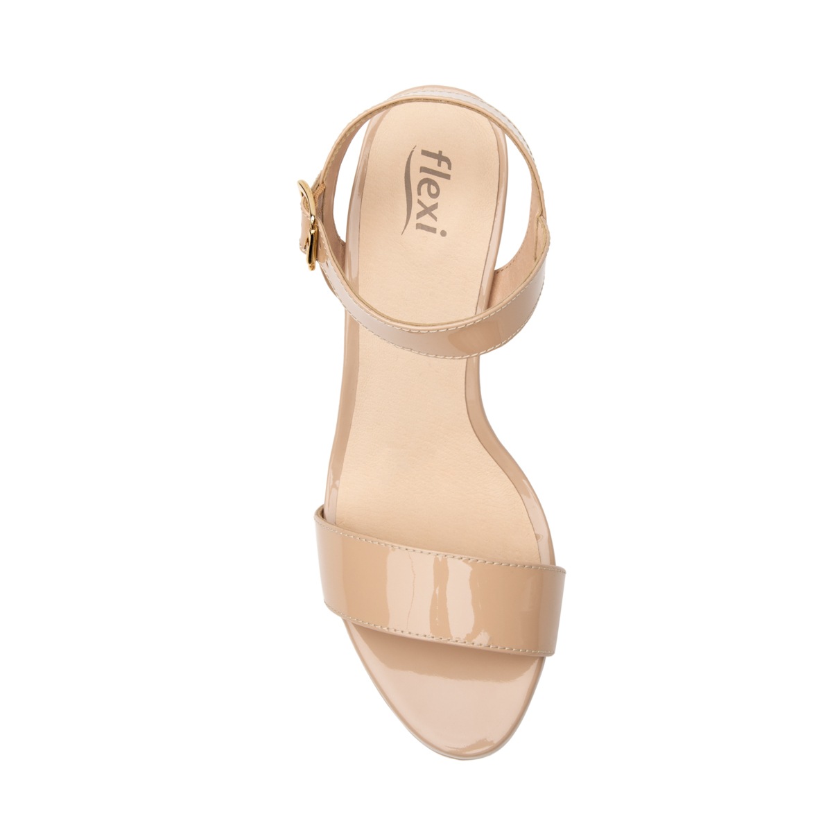 Sandalia Con Tacón Flexi para Mujer Estilo 103706 Maquillaje