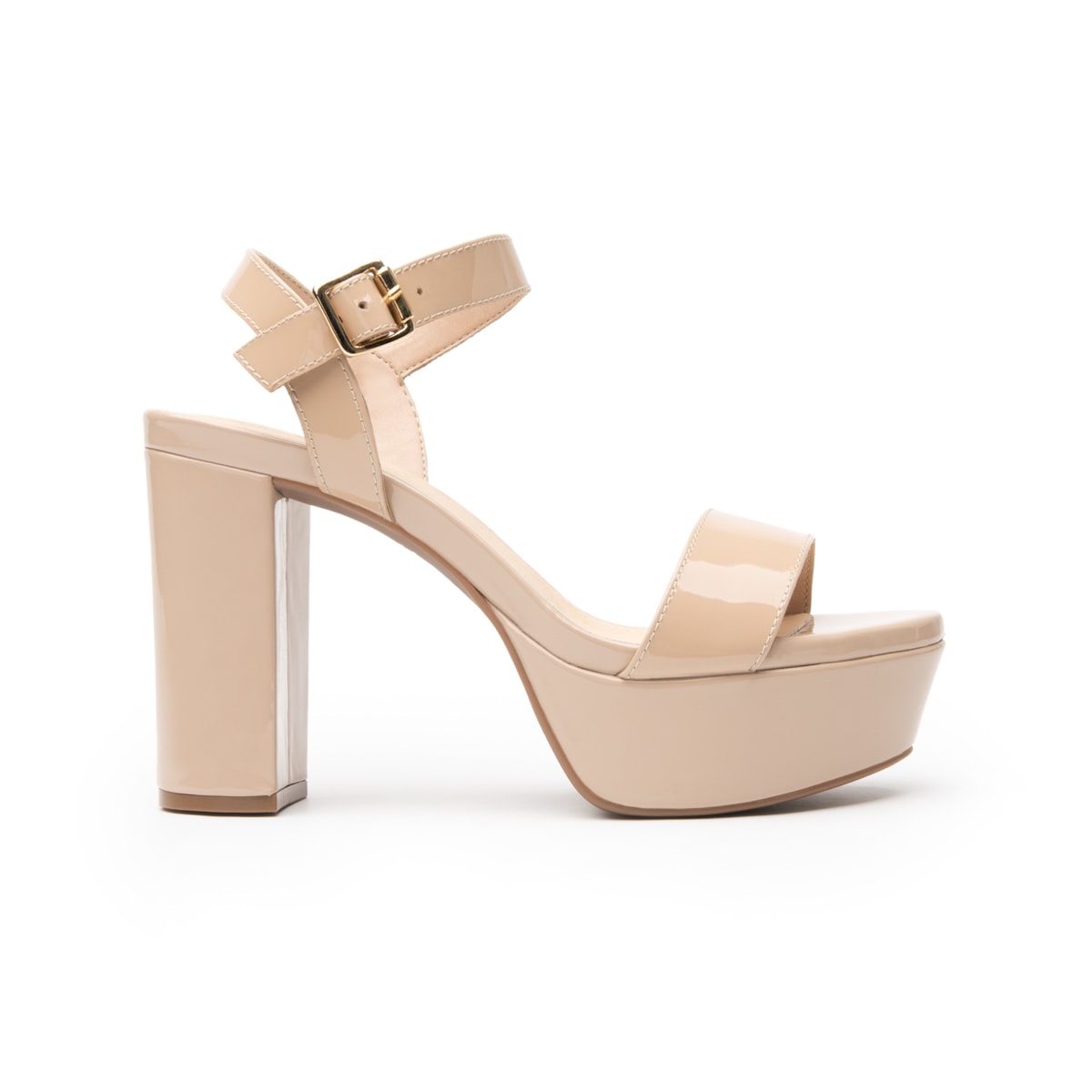 Sandalia Con Tacón Flexi para Mujer Estilo 103706 Maquillaje