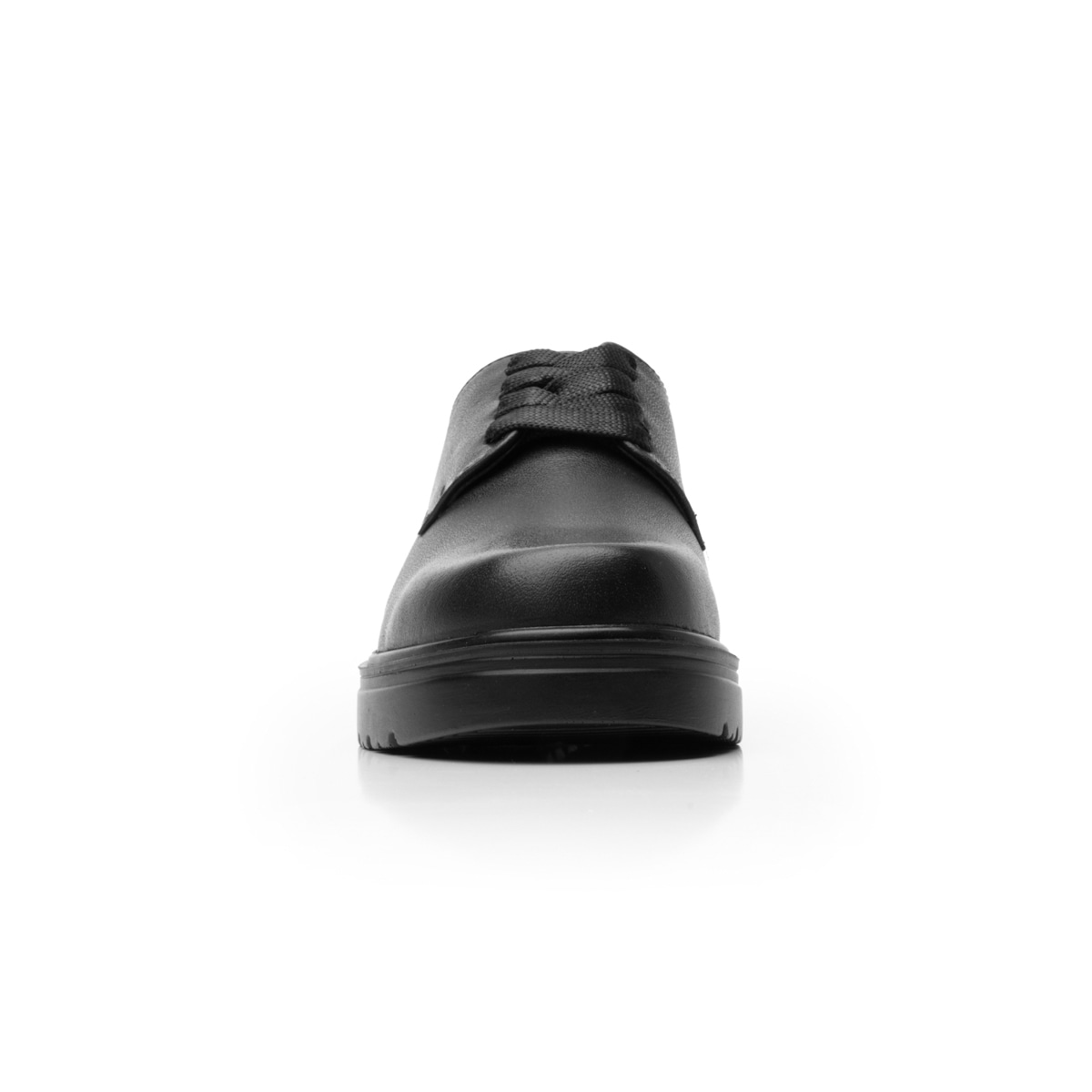 Zapato Escolar Flexi Oxford Liso con Agujetas y Suela Gruesa para Niña Estilo 104103 Negro