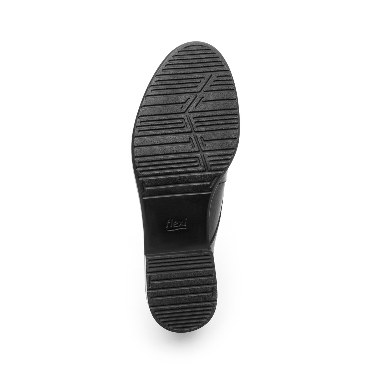 Derby Casual Flexi para Mujer Estilo 104204 Negro