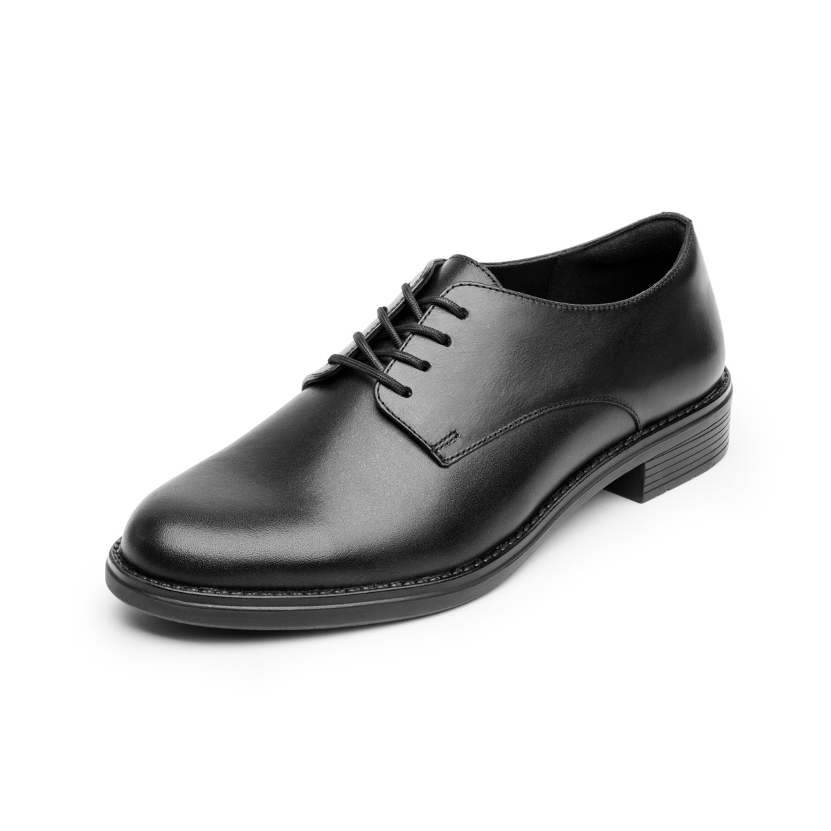 Derby Casual Flexi para Mujer Estilo 104204 Negro