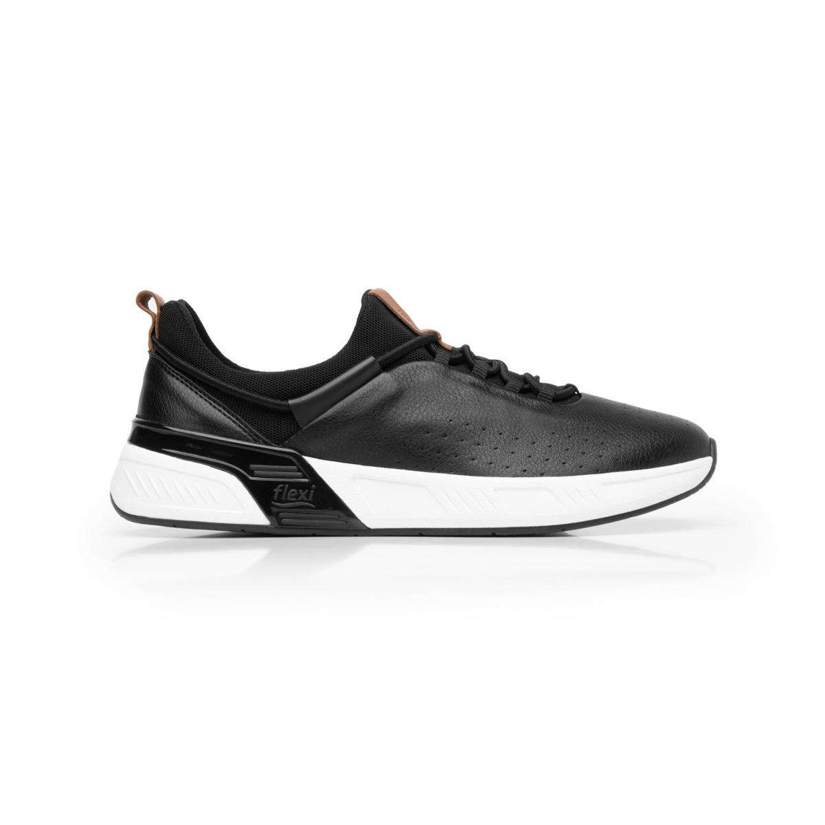 Sneaker Urbano Flexi para Mujer con Sistema Recovery Form Estilo 104403 Negro