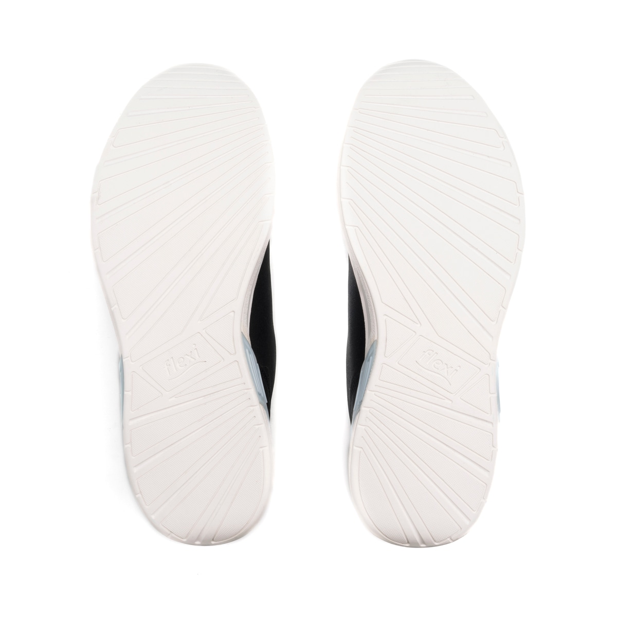 Sneaker Urbano Flexi para Mujer con Suela Extra Ligera Estilo 104406 Negro - Celeste