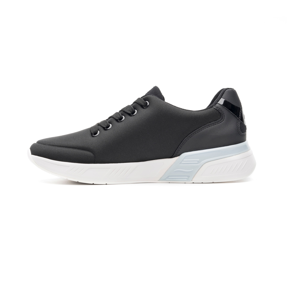 Sneaker Urbano Flexi para Mujer con Suela Extra Ligera Estilo 104406 Negro - Celeste