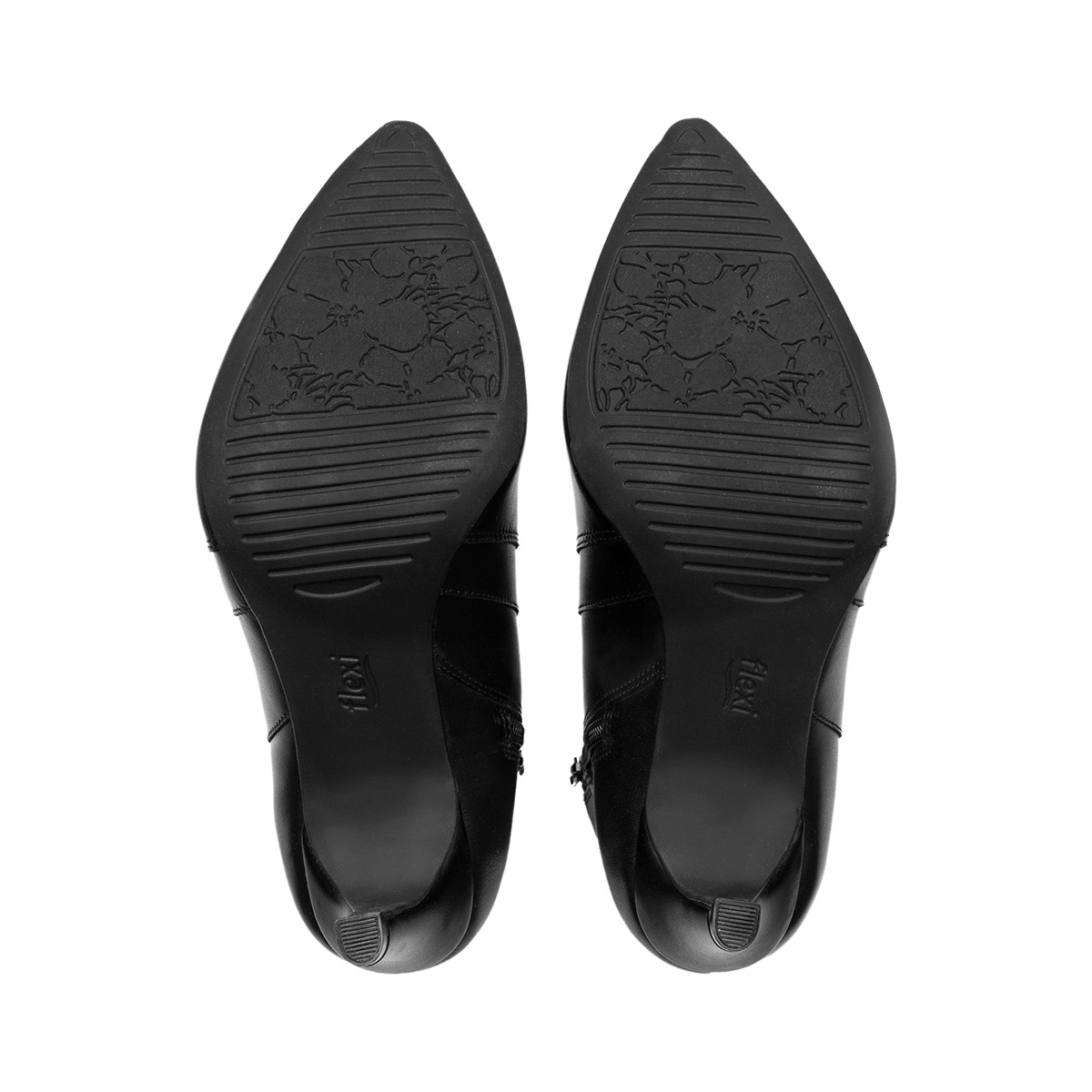 Botín Puntal De Tacón Flexi para Mujer Estilo 104522 Negro