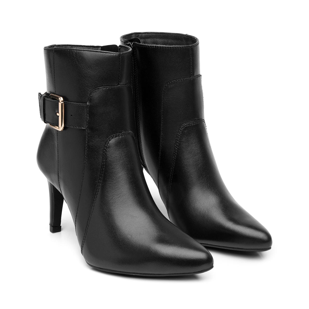 Botín Puntal De Tacón Flexi para Mujer Estilo 104522 Negro