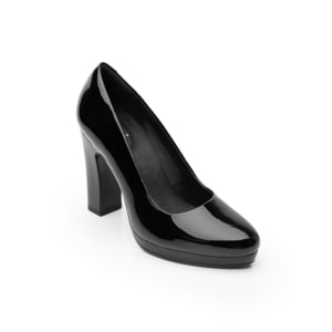 Zapatilla Con Plataforma Flexi para Mujer con Tacón ancho Estilo 104601 Black Zapatilla Con Plataforma Flexi para Mujer con Tacón ancho Estilo 104601 Black