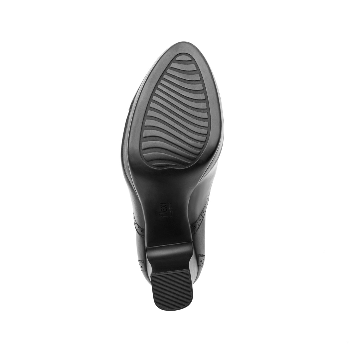 Botín De Tacón Flexi para Mujer Estilo 104612 Negro