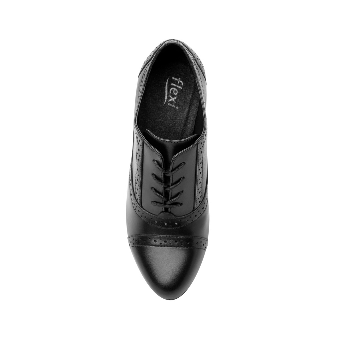 Botín De Tacón Flexi para Mujer Estilo 104612 Negro