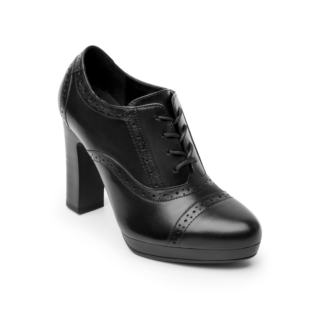Botín De Tacón Flexi para Mujer Estilo 104612 Negro