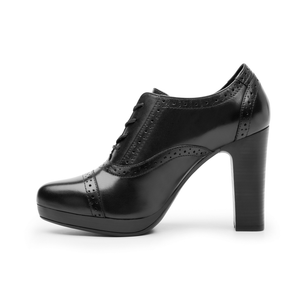 Botín De Tacón Flexi para Mujer Estilo 104612 Negro
