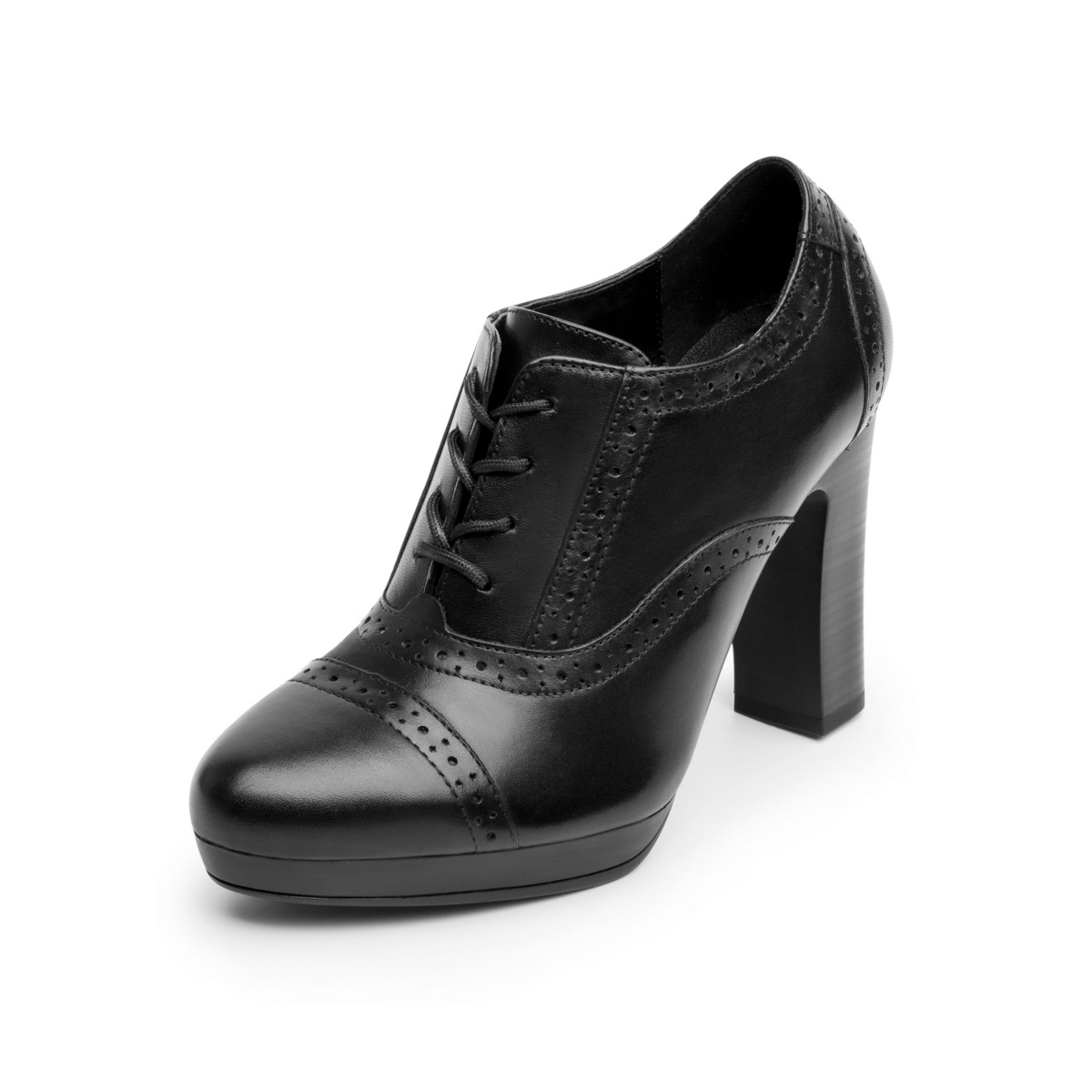 Botín De Tacón Flexi para Mujer Estilo 104612 Negro