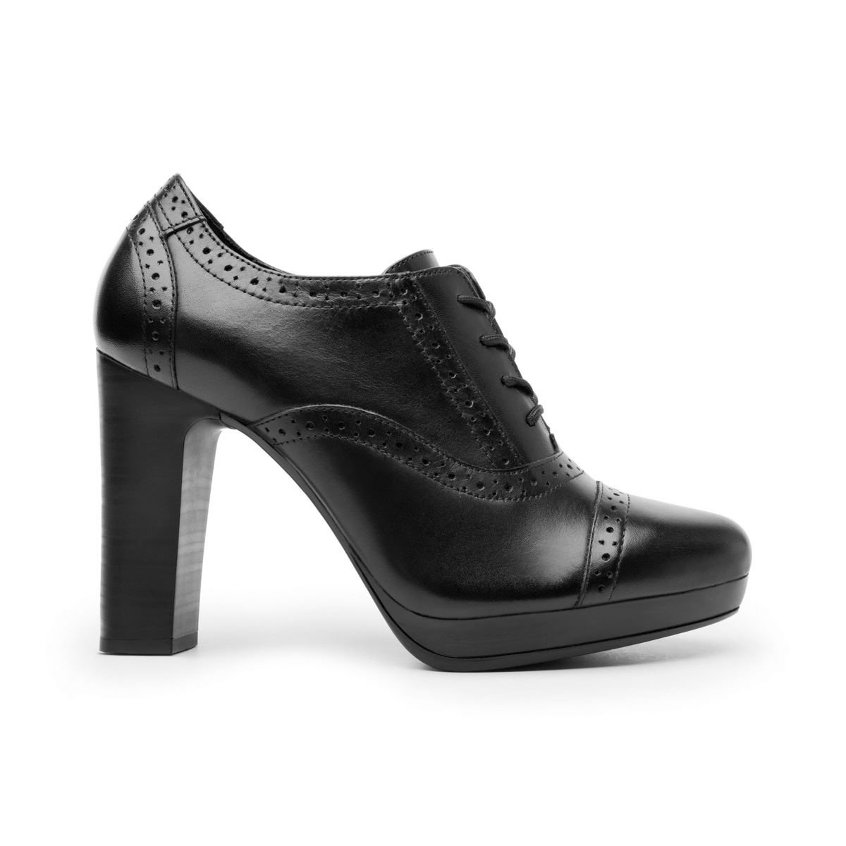 Botín De Tacón Flexi para Mujer Estilo 104612 Negro