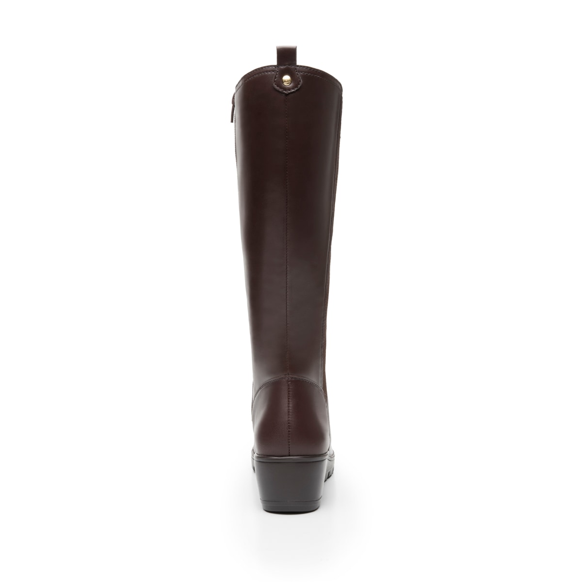 Bota Alta Cuña Flexi para Mujer con Ligereza y Suavidad Estilo 104822 Café