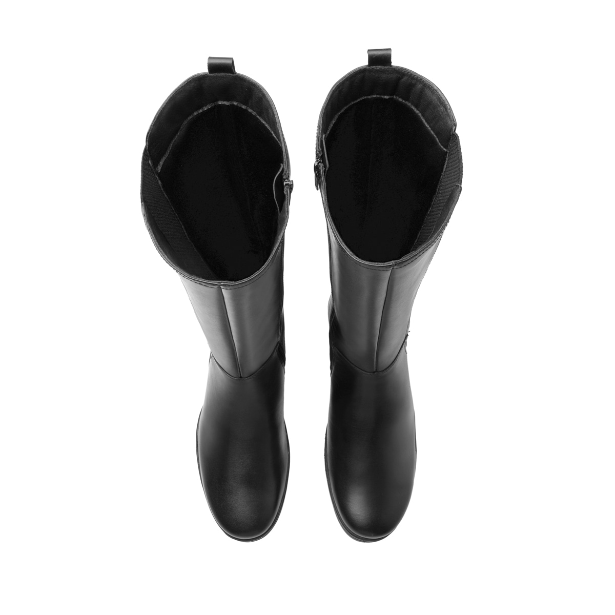 Bota Alta Cuña Flexi para Mujer con Ligereza y Suavidad Estilo 104822 Negro