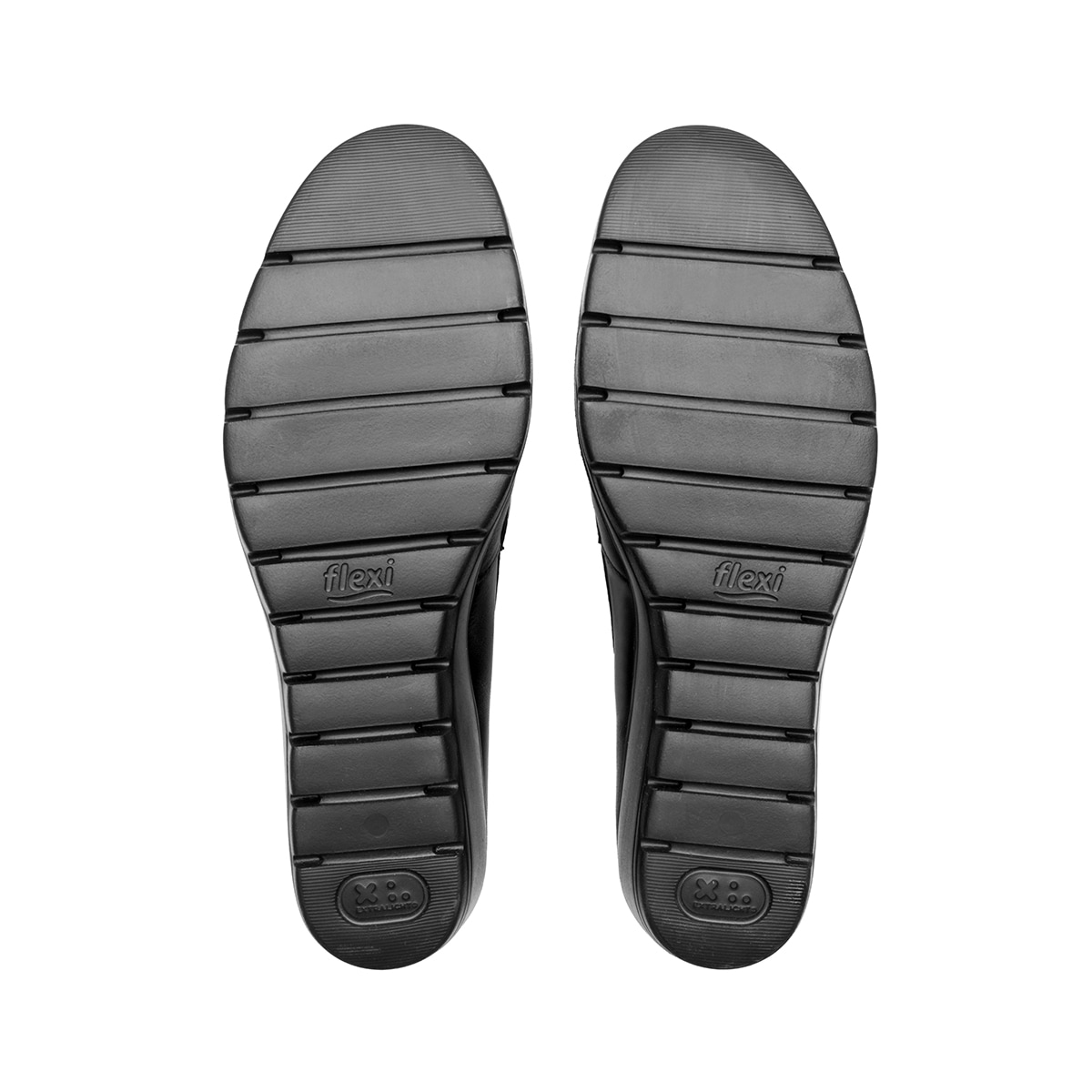 Mocasín Confort Con Cuña Flexi para Mujer Estilo 104830 Negro
