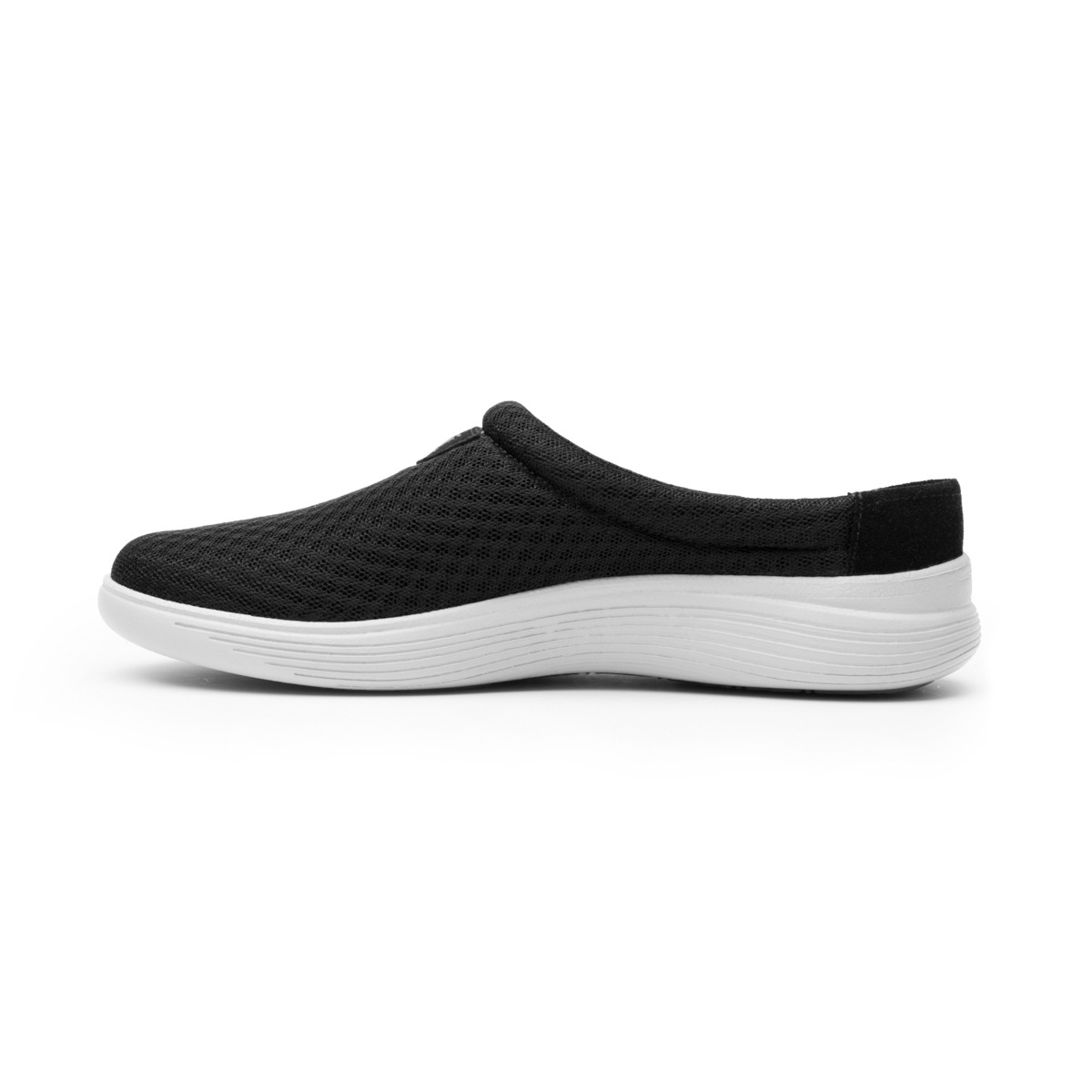 Slip On De Malla Flexi para Mujer con Flowtek Estilo 104902 Negro