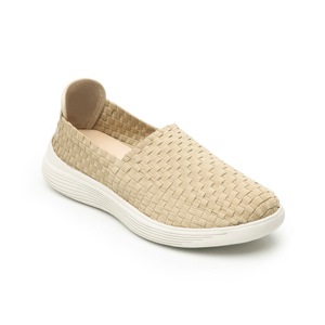 Slip On Casual Flexi para Mujer con Suela Extra Ligera Estilo 104905 Beige Slip On Casual Flexi para Mujer con Suela Extra Ligera Estilo 104905 Beige
