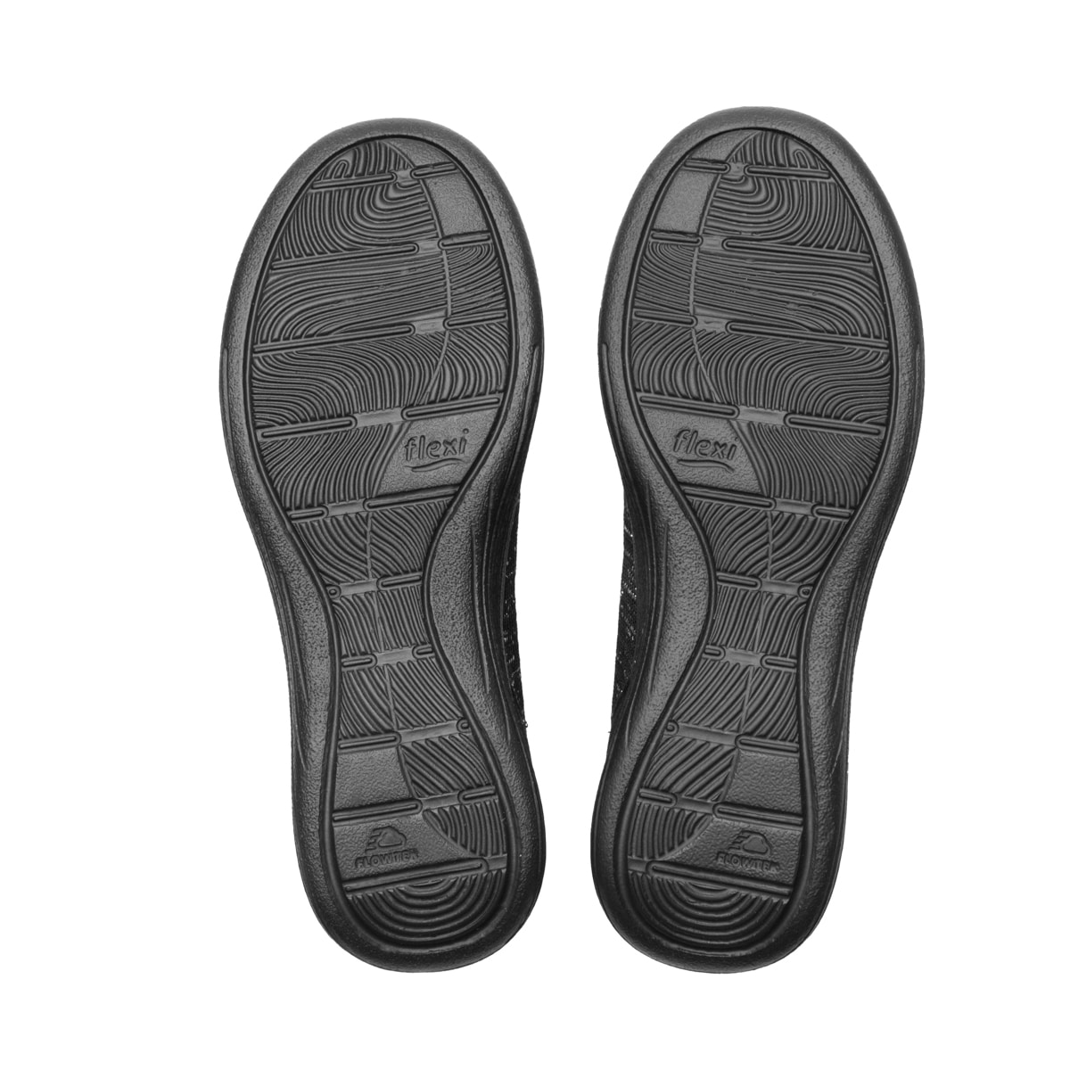 Sneaker Slip On Flexi para Mujer con Suela Extra Ligera Estilo 104917 Negro