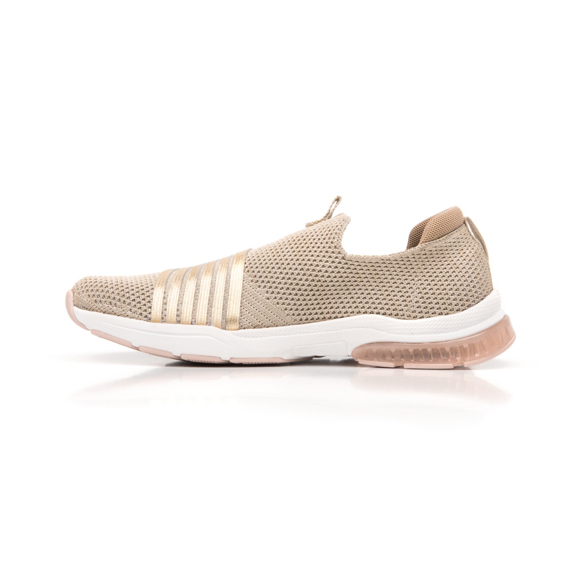 Sneaker Con Elástico Flexi para Mujer con Sistema Recovery Form Estilo 105102 Oro