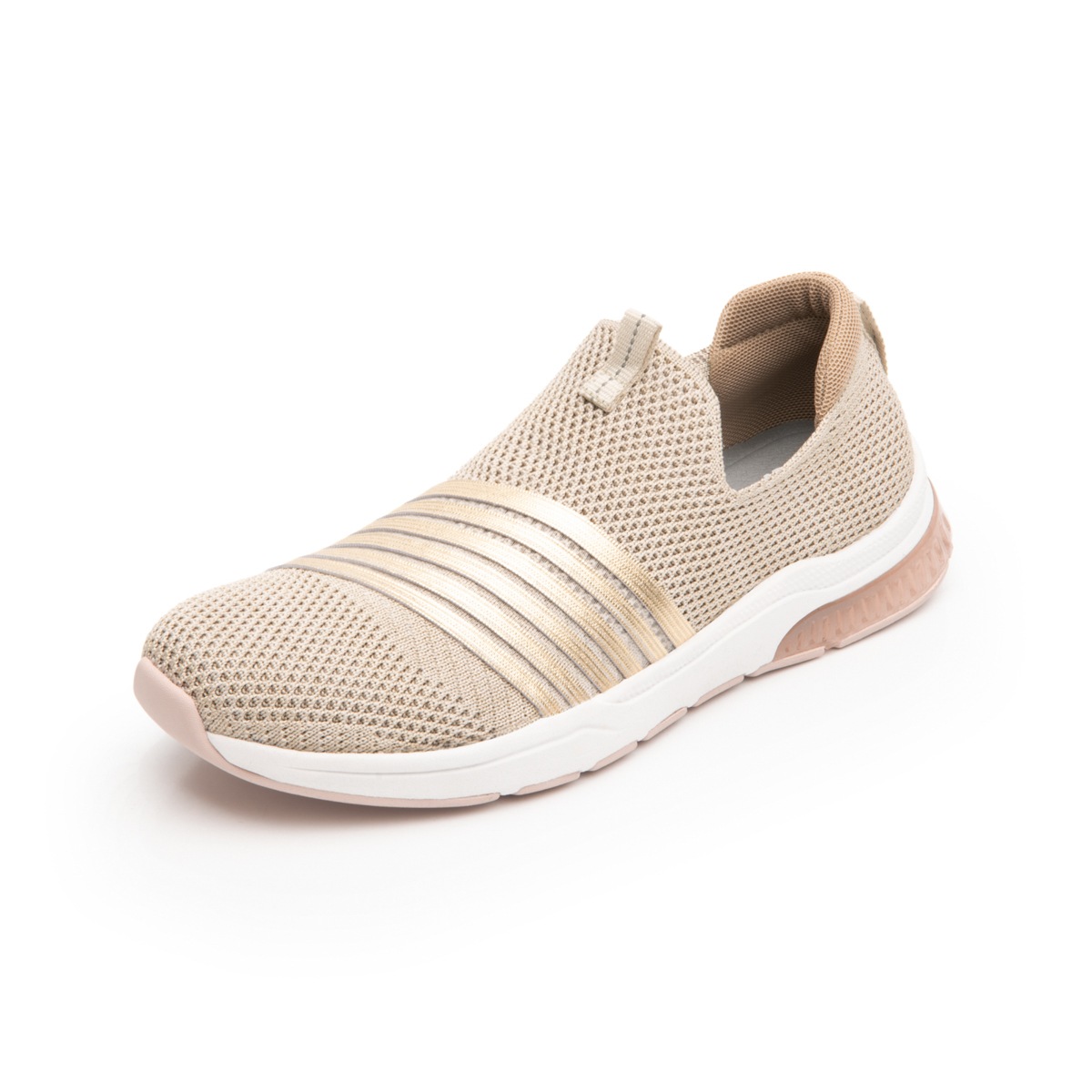 Sneaker Con Elástico Flexi para Mujer con Sistema Recovery Form Estilo 105102 Oro