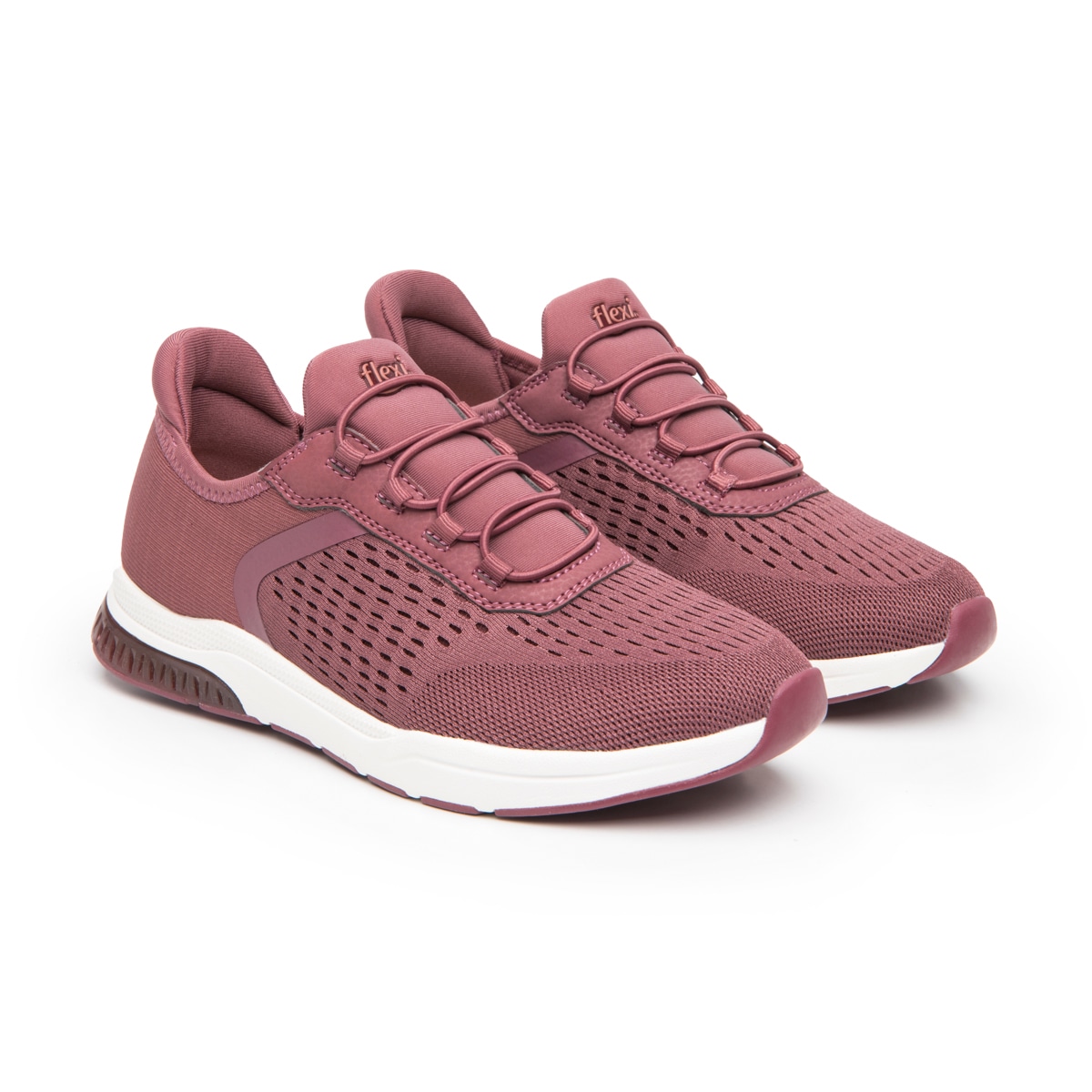 Sneaker Suela Con Gel Flexi para Mujer Estilo 105122 Rosa