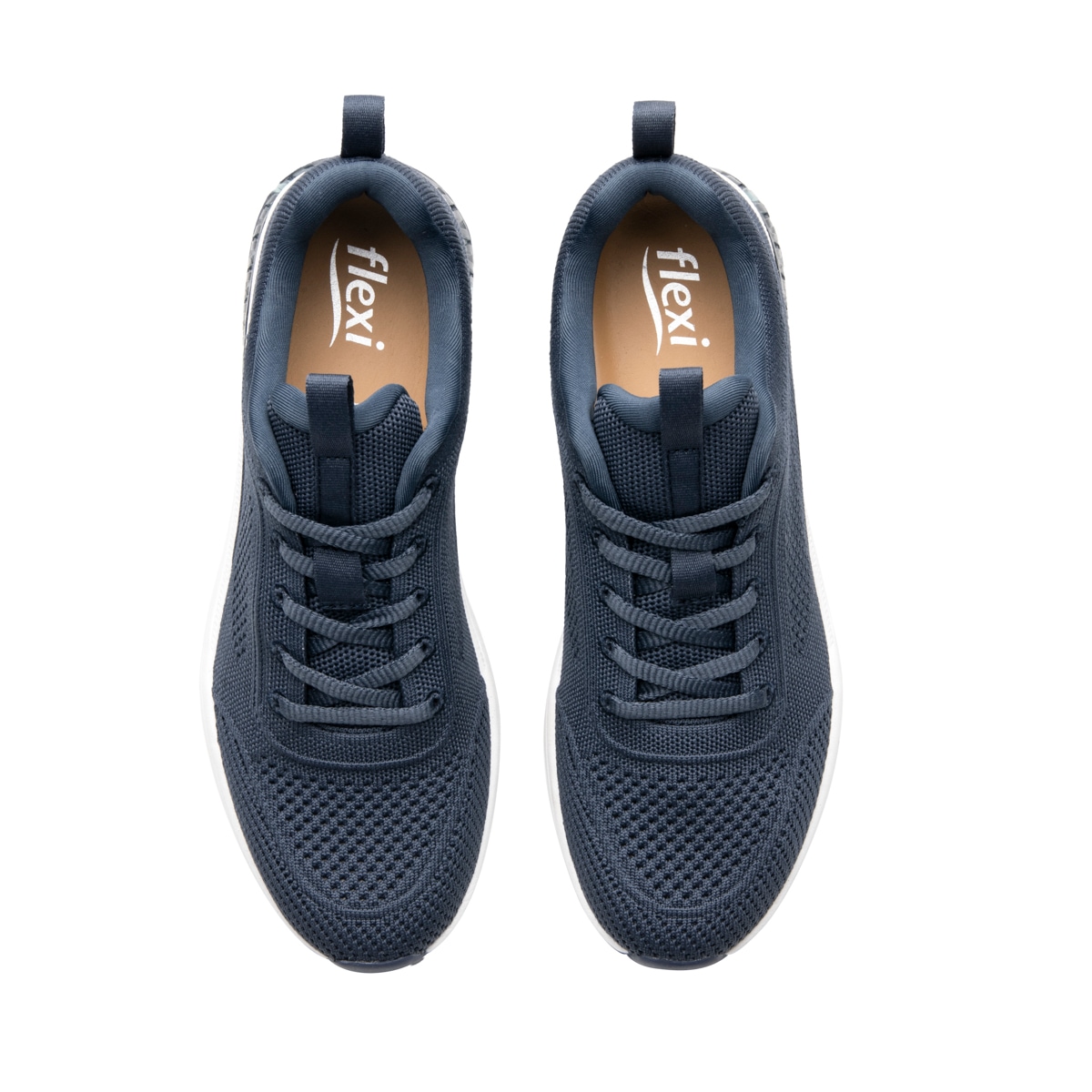Sneaker Suela Con Gel Flexi para Mujer Estilo 105124 Azul