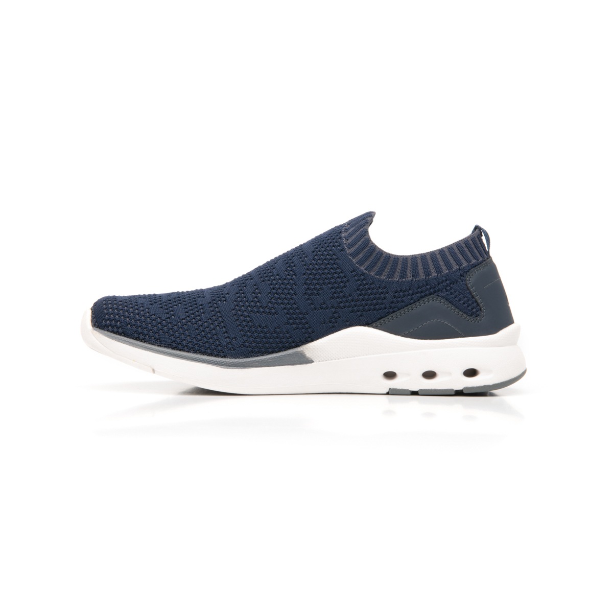 Sneaker Tejido Tipo Calcetín Flexi para Mujer con Suela extraligera Estilo 105201 Azul