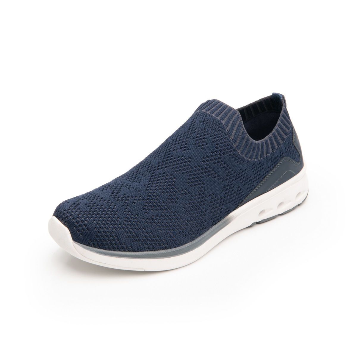 Sneaker Tejido Tipo Calcetín Flexi para Mujer con Suela extraligera Estilo 105201 Azul