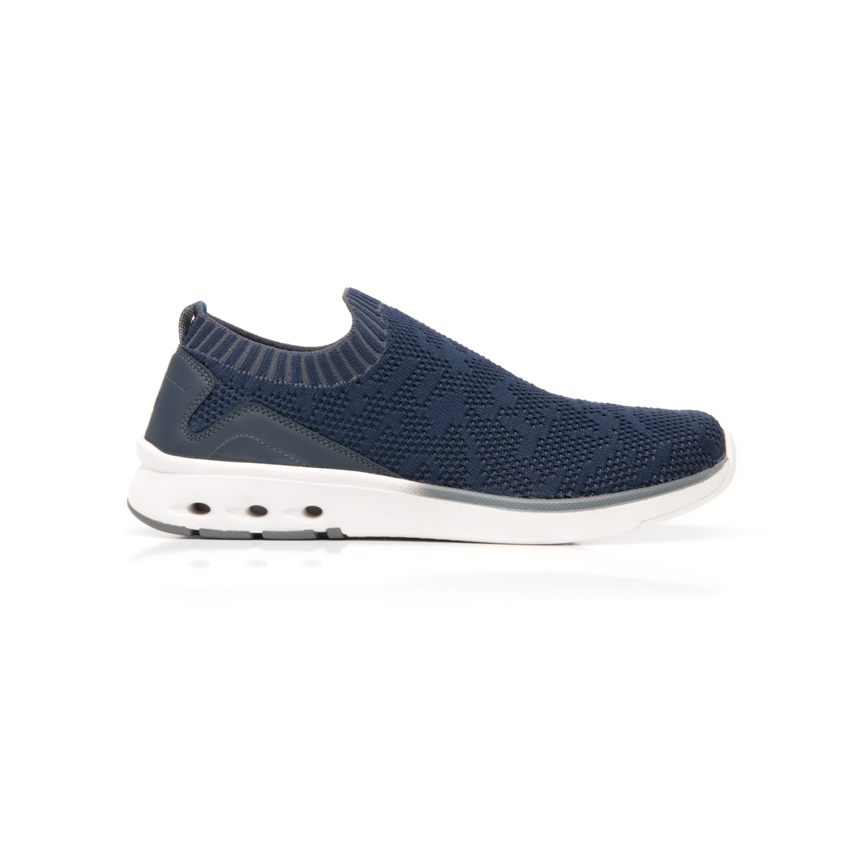 Sneaker Tejido Tipo Calcetín Flexi para Mujer con Suela extraligera Estilo 105201 Azul